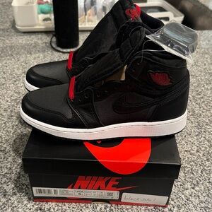 Nike Black and Red Sneakers